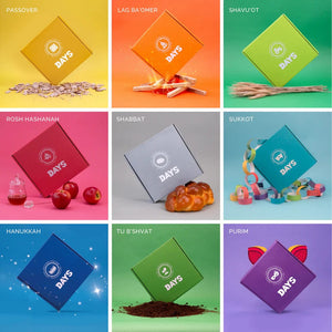 A Year of Jewish Holidays in a Box Kits - 9 Boxes - ModernTribe