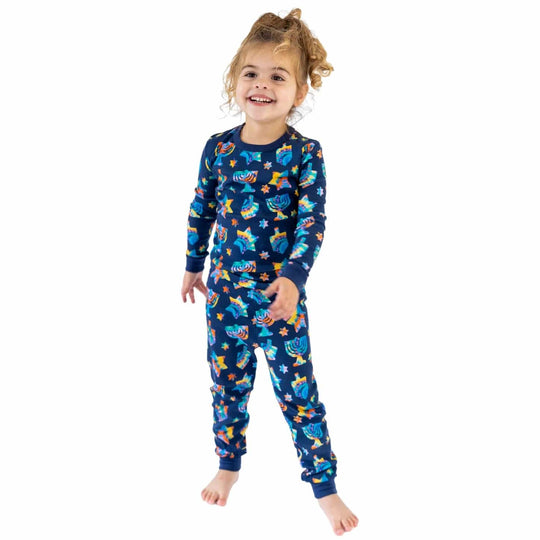 Tie Dye Hanukkah Pajamas - (Kids Unisex Sizes 2T - 14)