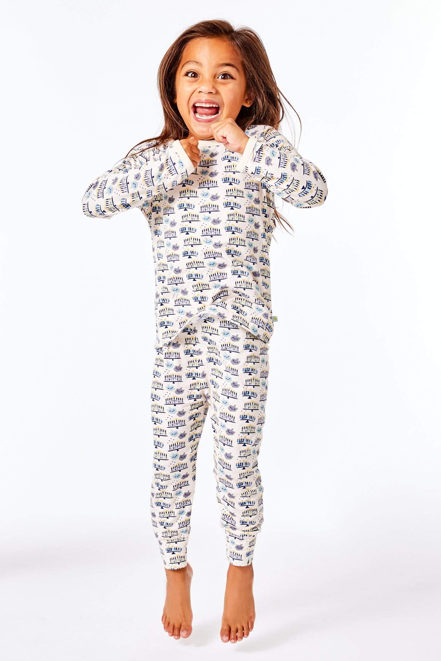 Buy Baby and Kids Unisex Hanukkah Pajamas Set by Clover Baby and Kids ...