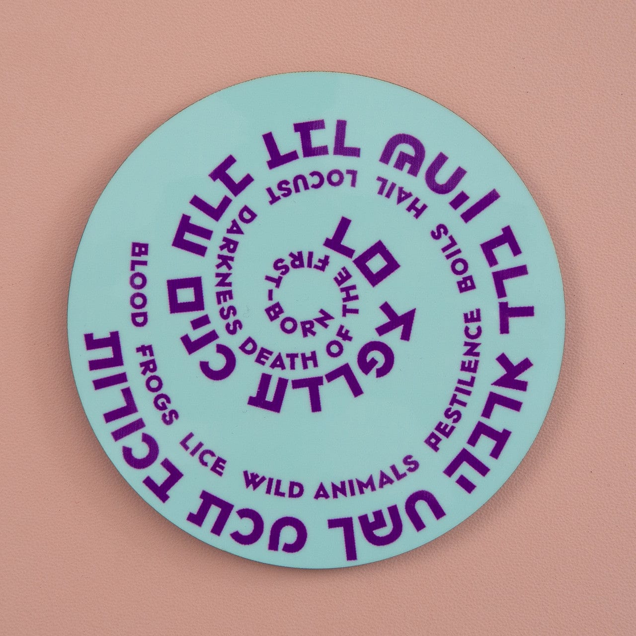 10 Plagues Passover Coasters, Set of 11