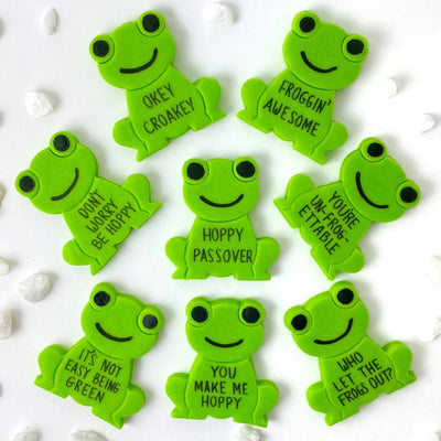 Marzipan Passover Conversation Frogs
