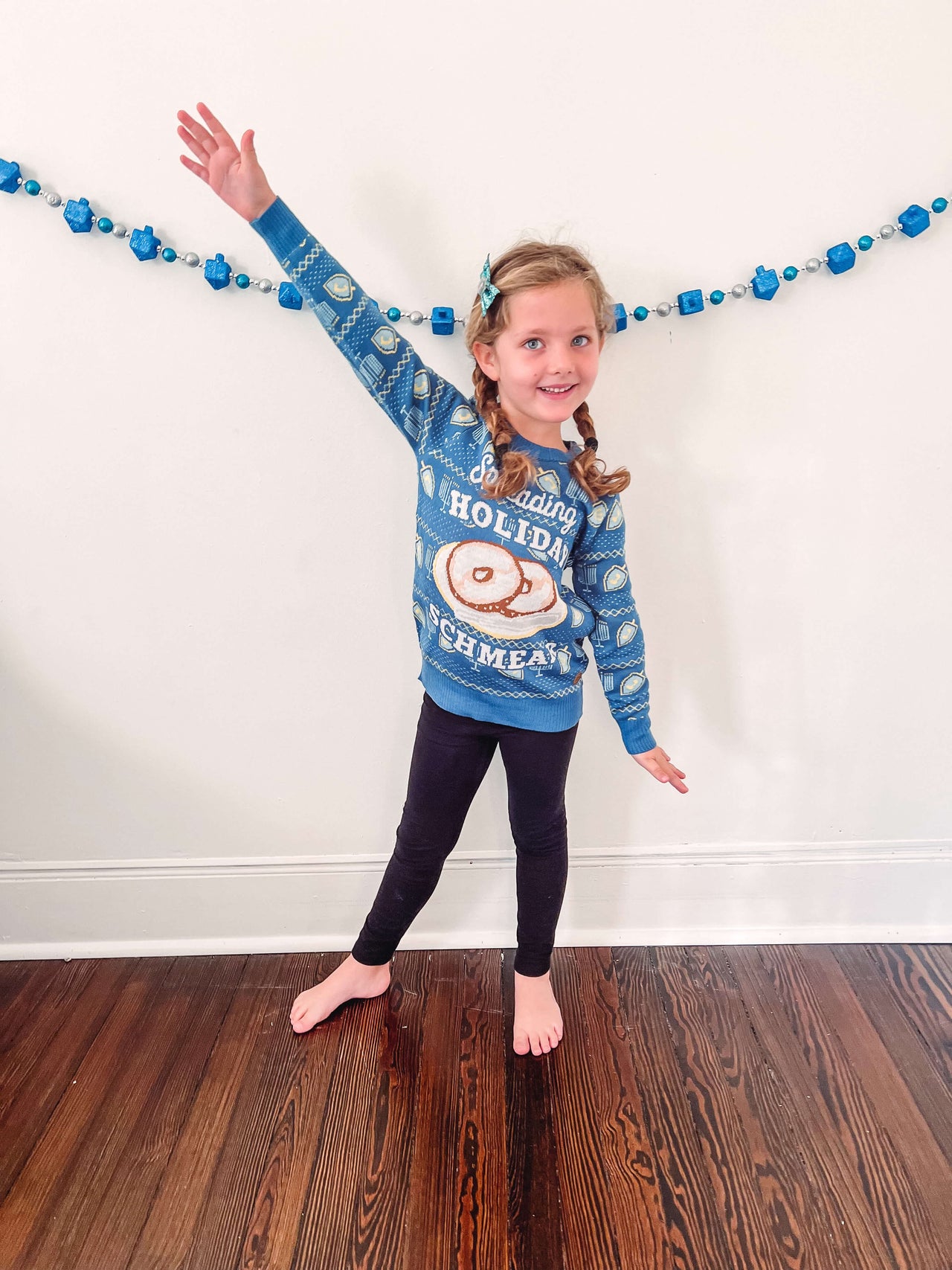 Menorah Long John Pajamas - (Kids Unisex Sizes 12M - 16)