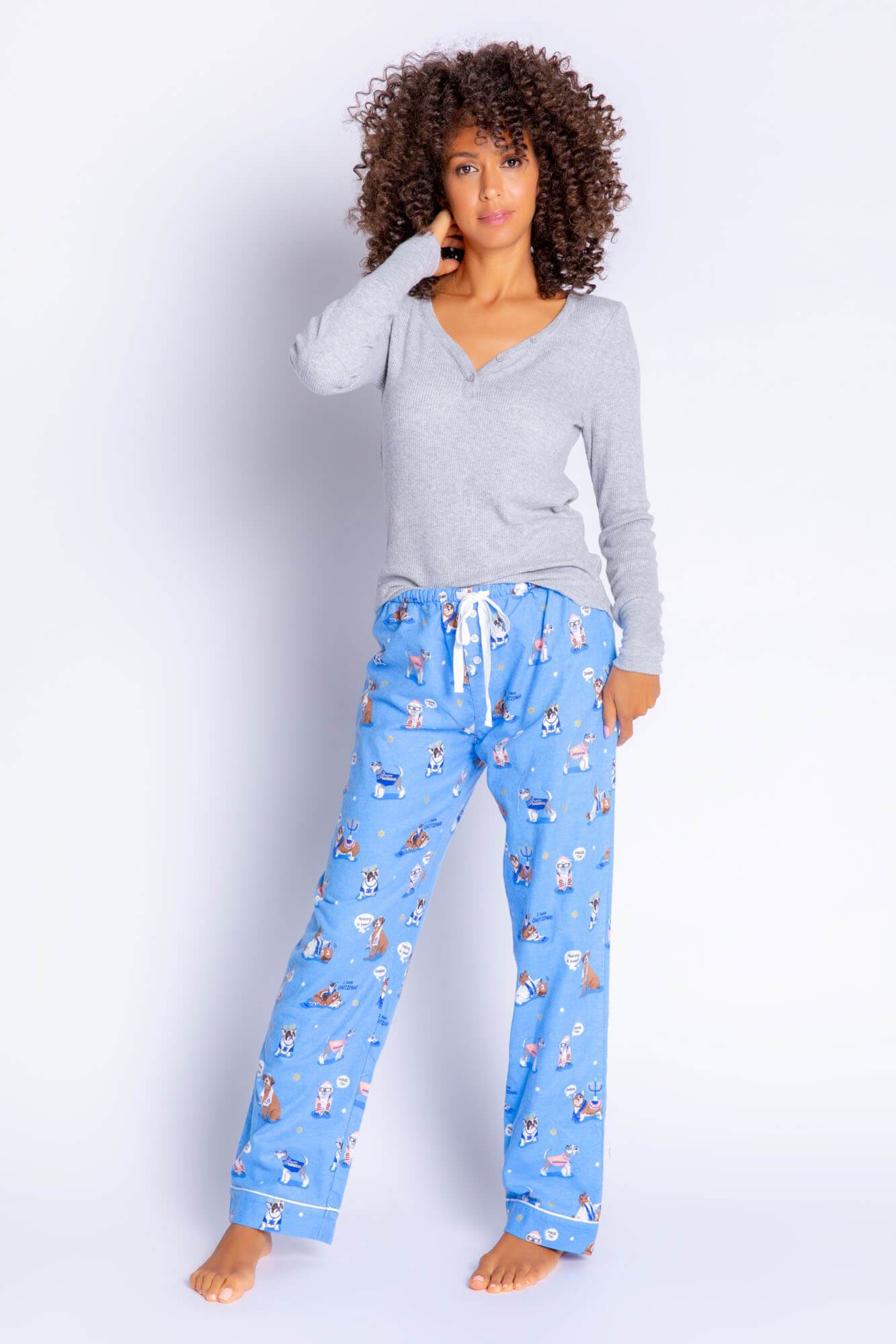 Buy Happy Pawnukkah Hanukkah Pajama Pants by P.J. Salvage - Women ...