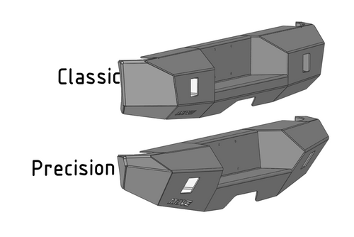 Classic vs Precision Rear Bumper Kits