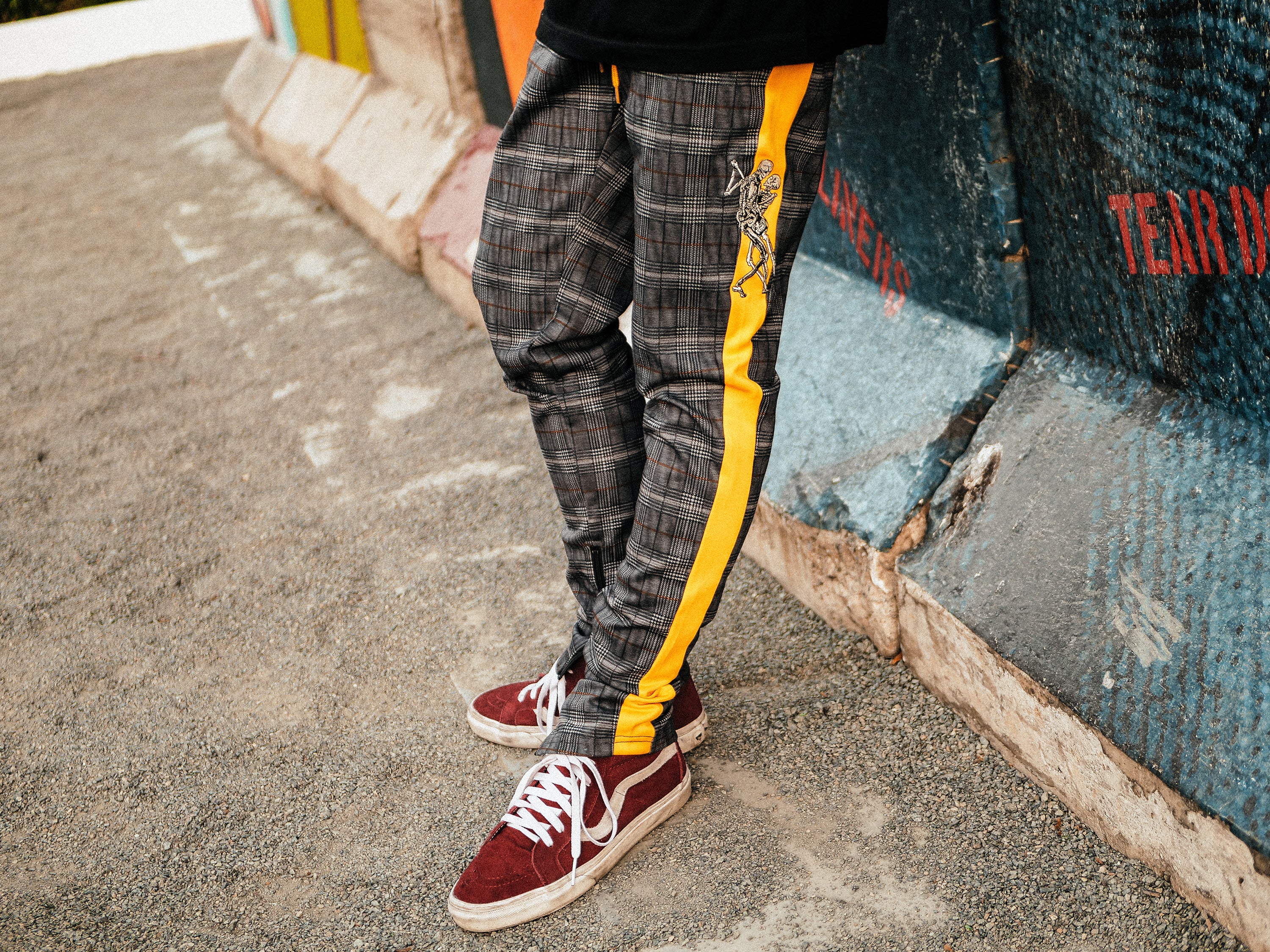 Quarrel Plaid Track Pants