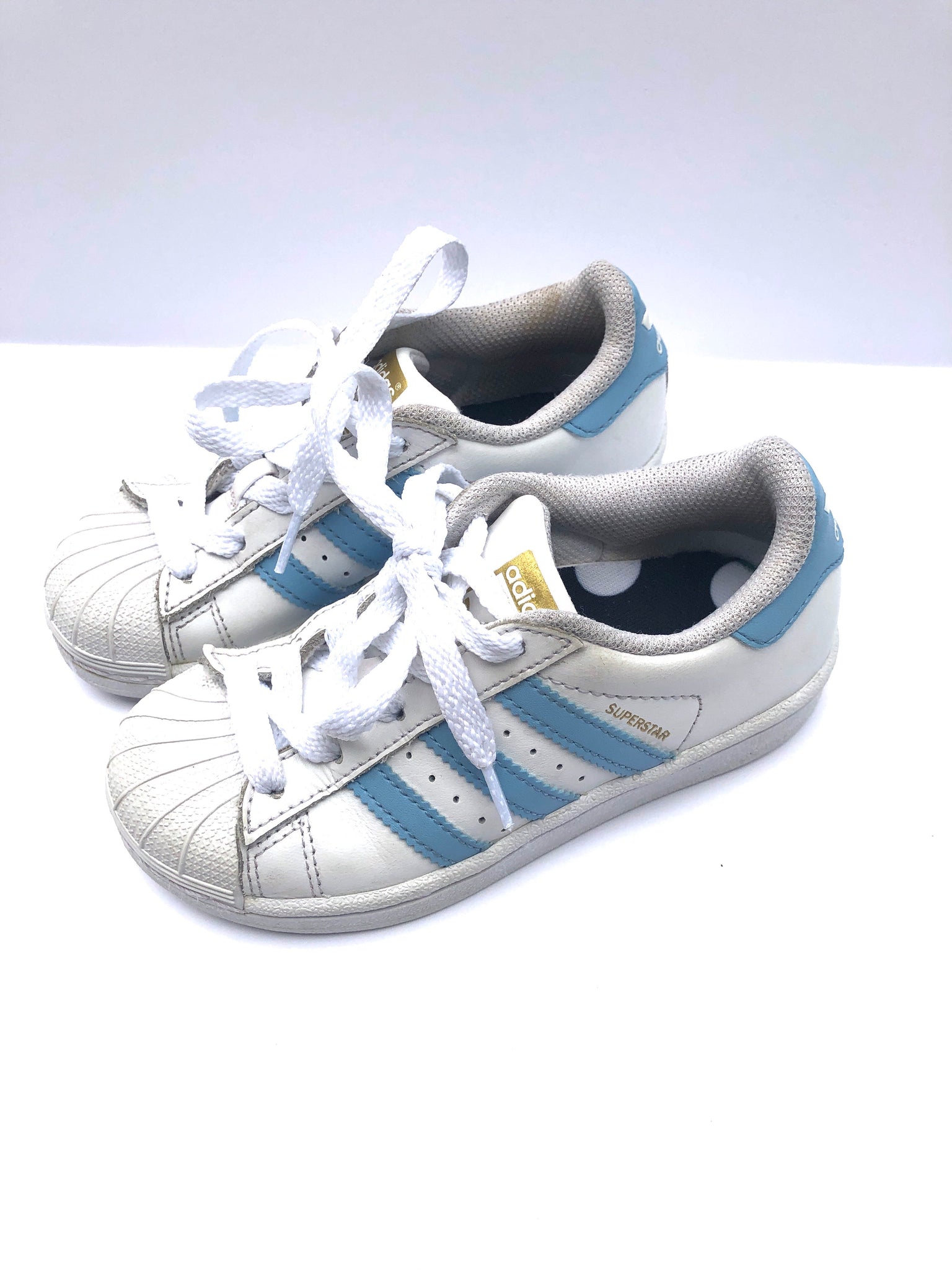 baby blue superstars