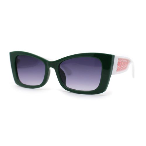 Womens Mod Oversize Rectangular Butterfly Sunglasses – superawesome106