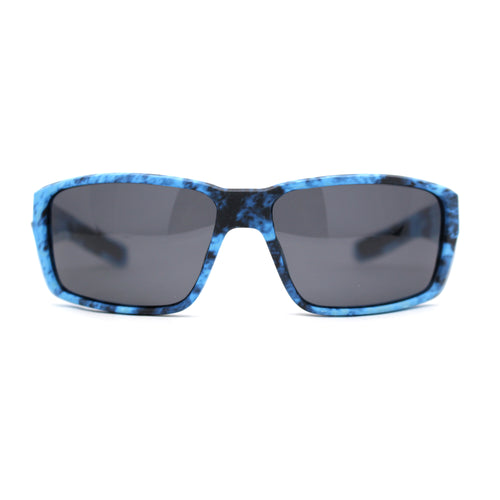 Mens Xloop Digital Camo Print Rectangle Wrap Sport Sunglasses –  superawesome106