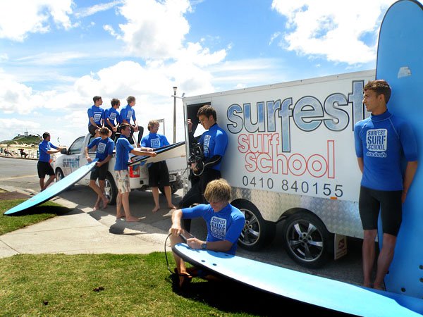 Learn to surf in Newcastle with the professional coaching staff from Sanbah at Newcastle Surfest Surf School. We're a licensed Surfing Australia surf school offering SurfGroms, group, private, school sport and corporate surfing lessons.

We operate 7 days a week, running 3 classes each morning at 8am, 9.30am and 11am. Booking essential. Based at Nobby's Beach, Newcastle, Australia. We operate from Nobby's Beach because it's the safest beach in Newcastle and offers a perfect beach break for learning to surf.  All ages and abilities welcome.