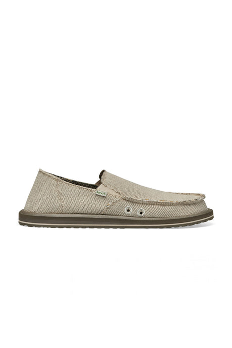 Shop Sanuk  Sanuk Mens Vagabond ST Hemp Slip On - Natural