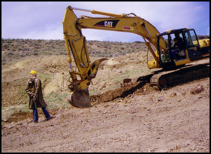 Digging up the road