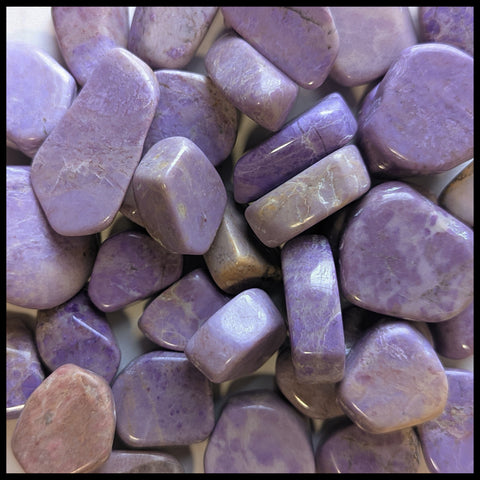 translucent purple stone