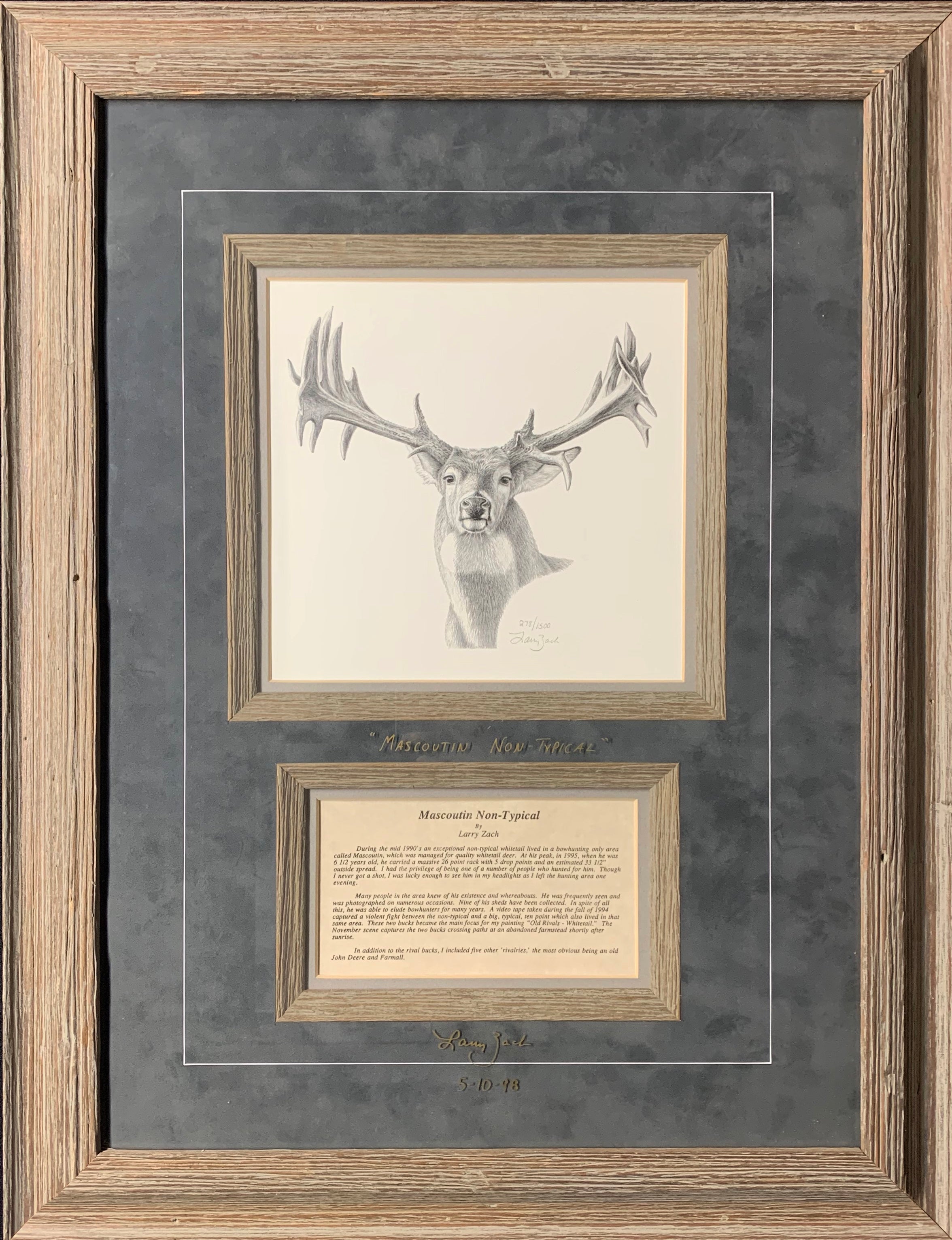 Old Rivals I – Larry Zach Wildlife Art