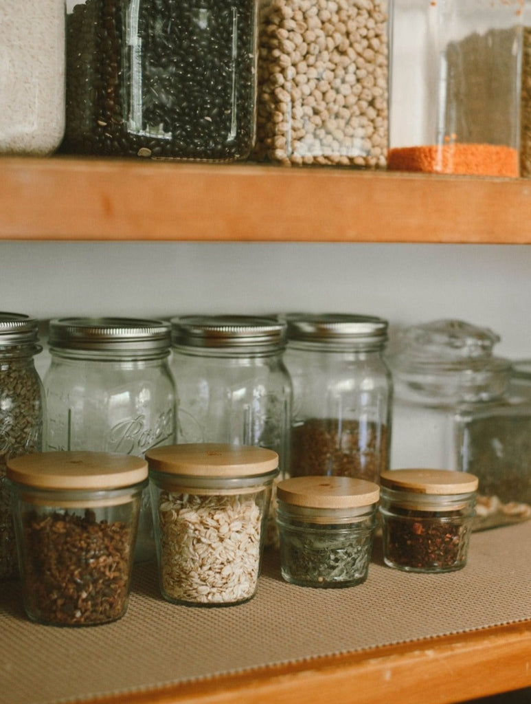 Bamboo Storage Lids for Mason Jars (solid) – Onekea Bros. General Store