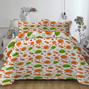 Dinosaur Printed Bedding Set For Boy Funny Cute 3d Cartoon Duvet