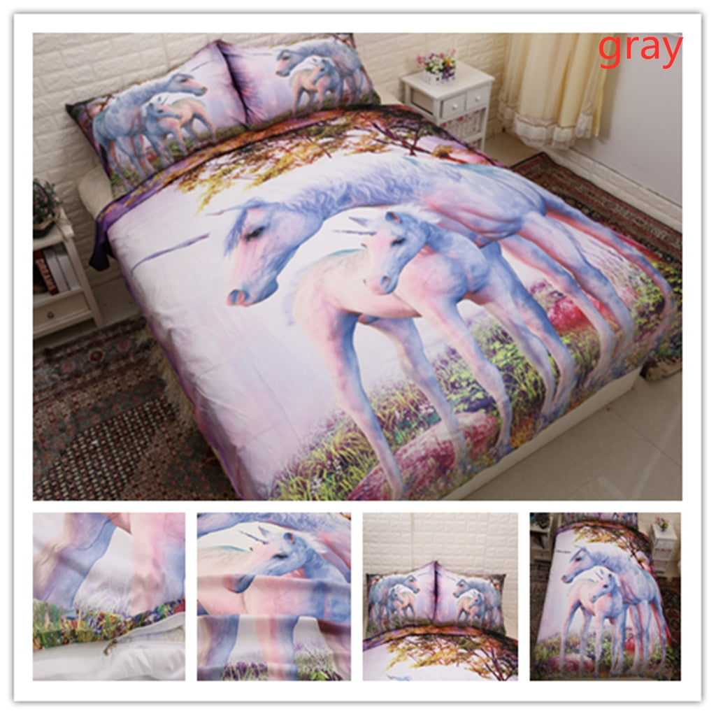 unicorn double bedding primark