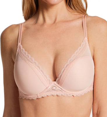 Chantelle - Parisian Allure Plunge Bra - Opale Colour – Peachie Lingerie