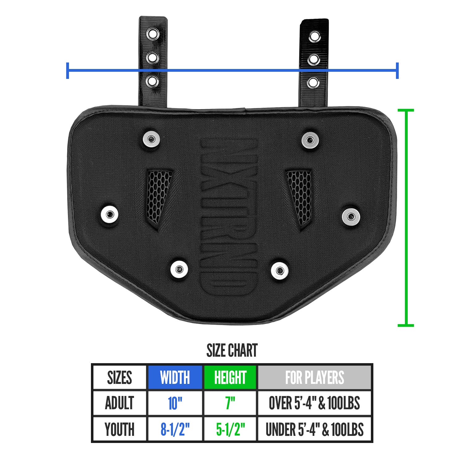 Shop Football Backplates For Adult & Youth