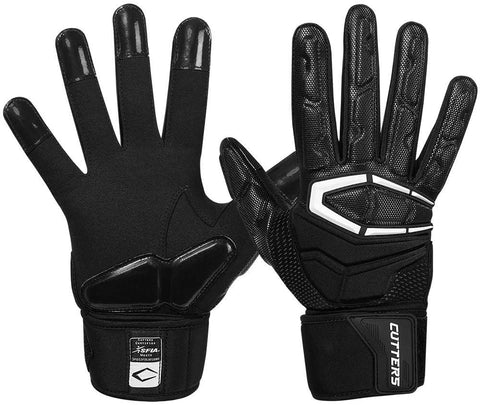 Nike D-Tack 6.0 Football Lineman Gloves White/Black Large