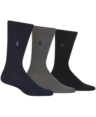 Polo Ralph Lauren 3-Pack Dress Socks: