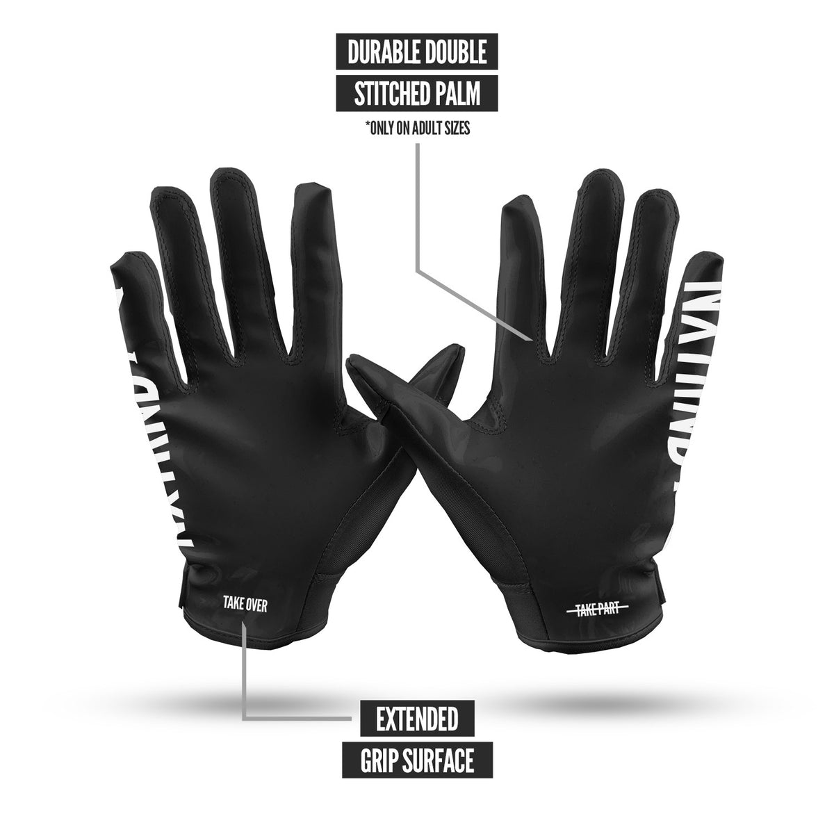 NXTRND G1® Football Gloves Black