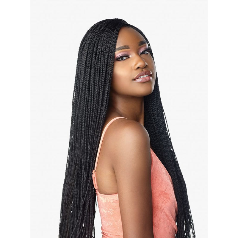 Sensationnel Cloud 9 Hand-Braided Synthetic Swiss Lace Wig - Micro Box