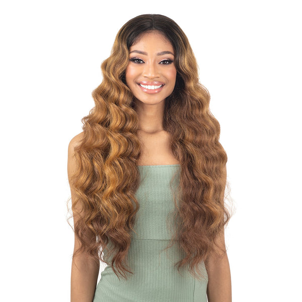 Sensationnel Human Hair Blend Butta HD Lace Front Wig - STRAIGHT 32 (613)