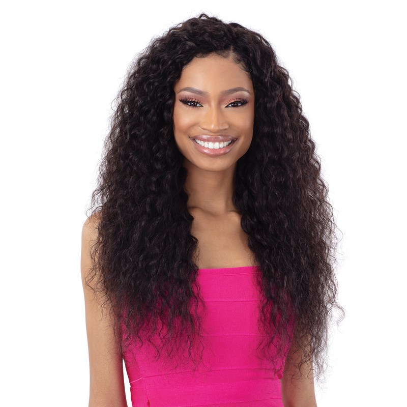 Shake-N-Go Ibiza 100% Virgin Human Hair Wet & Wavy Bundle Weave - Deep