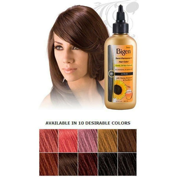 Bigen Semi Permanent Hair Color Jet Black Jb1 3 0 Oz