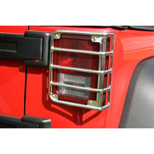 Euro Guard Kit, Tail Light, Metal; 07-18 Jeep Wrangler JK  – AWT  Jeep Edition