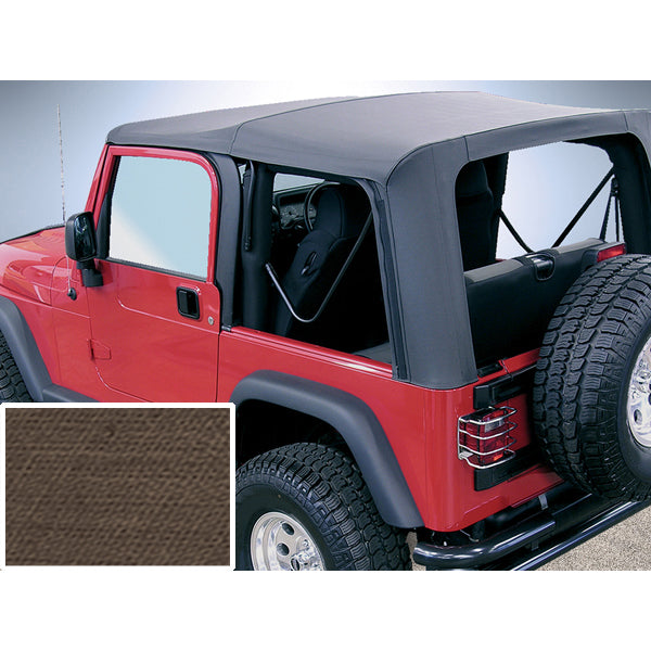 Soft Top, Khaki, Tinted Windows; 03-06 Jeep Wrangler TJ  – AWT  Jeep Edition