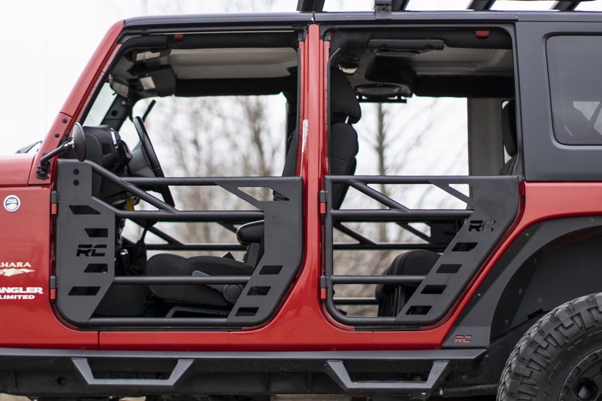 Tubular Doors | Front and Rear | Jeep Wrangler JK (2007-2018) – AWT Jeep  Edition