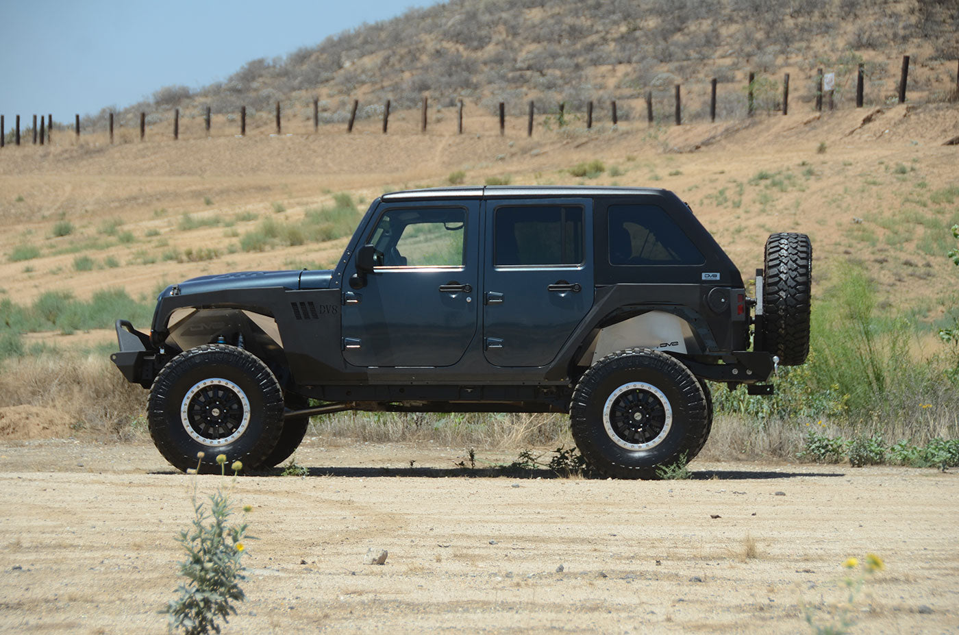 Jeep JK Hard Top Fast Back 07-18 Wrangler JK 4 Door Black 2 Piece DV8 – AWT  Jeep Edition