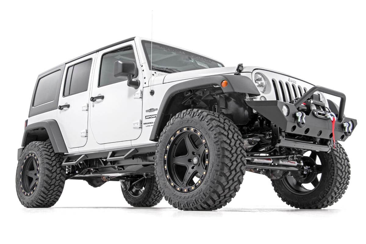 Contoured Drop Steps | 4 Door | Jeep Wrangler JK 2WD/4WD (07-18) – AWT Jeep  Edition
