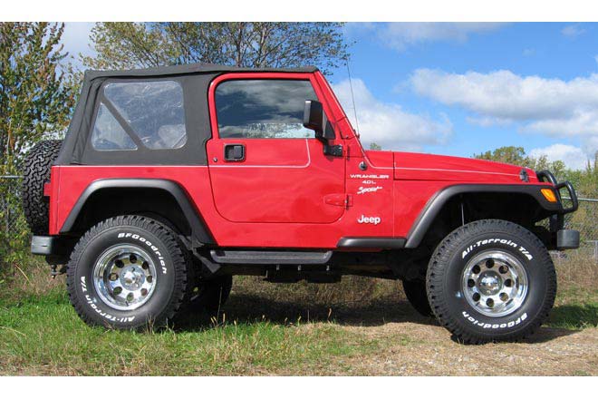 Jeep Wrangler TJ 4 inch Lift Kit Nitro Shocks (1997-2002) Zone - J10N – AWT  Jeep Edition