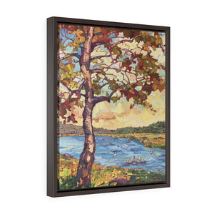 Framed Limited edition canvas reproduction of “Fall in the light”