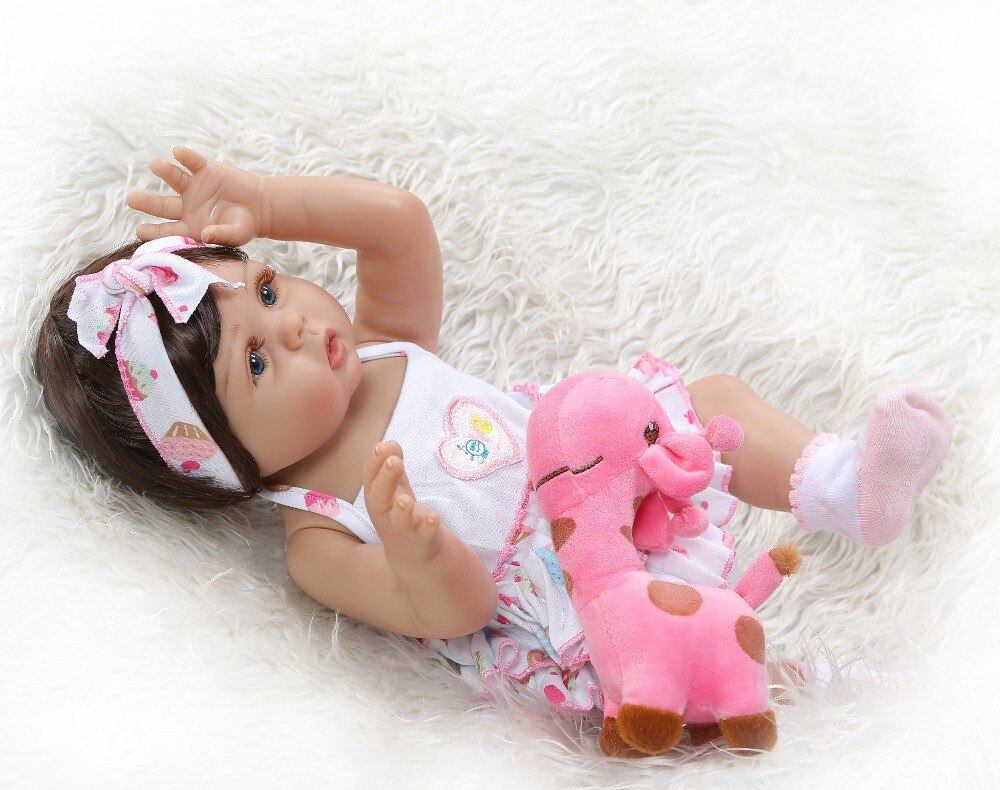 Bebê Reborn Realista Toda em Silicone 49cm - Pimpimbaby