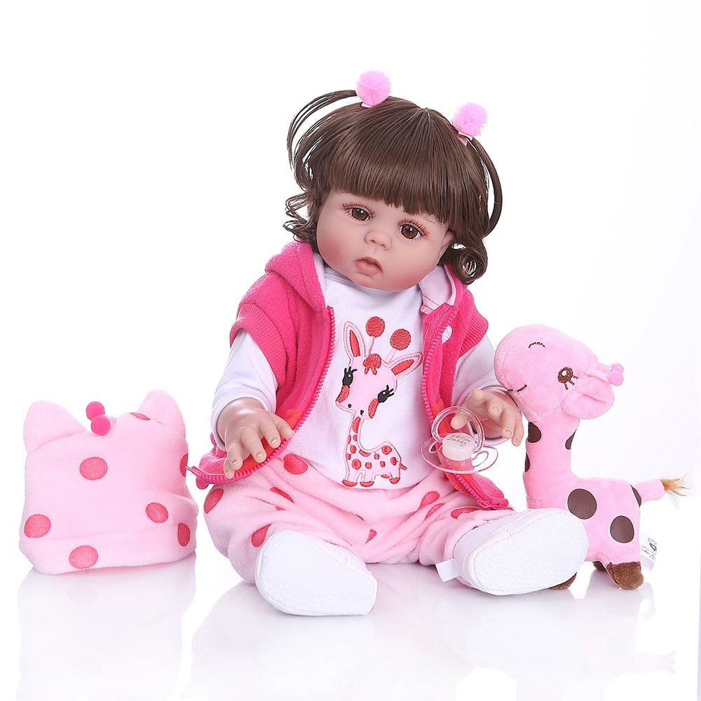 Bebê Reborn Realista Toda em Silicone 49cm - Pimpimbaby