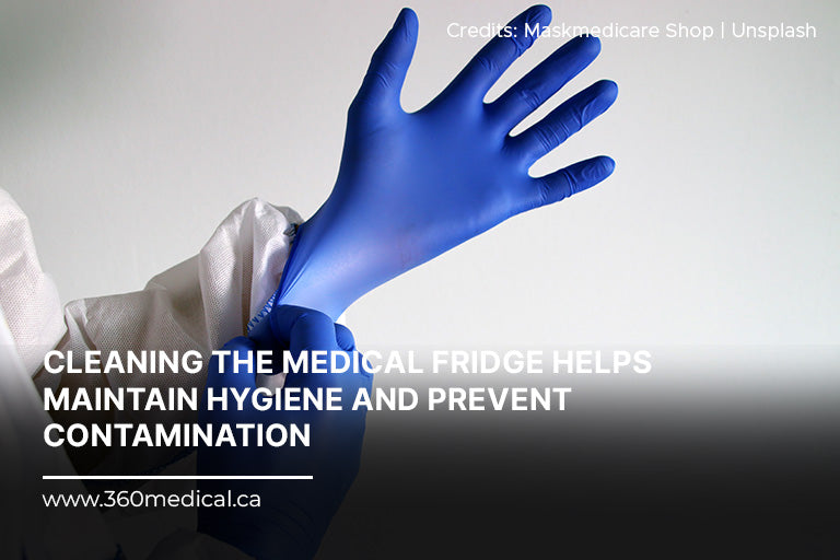 Cleaning the medical fridge helps maintain hygiene and prevent contamination