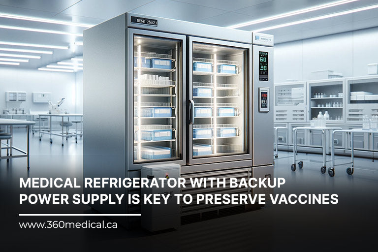 Medical refrigerator with backup power supply is key to preserve vaccines