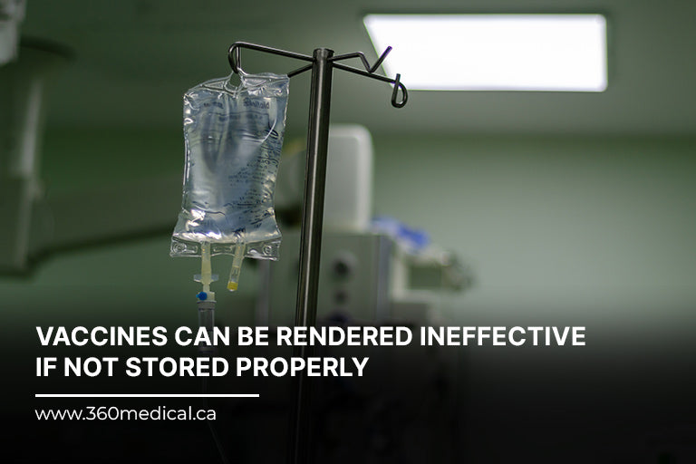 Vaccines can be rendered ineffective if not stored properly