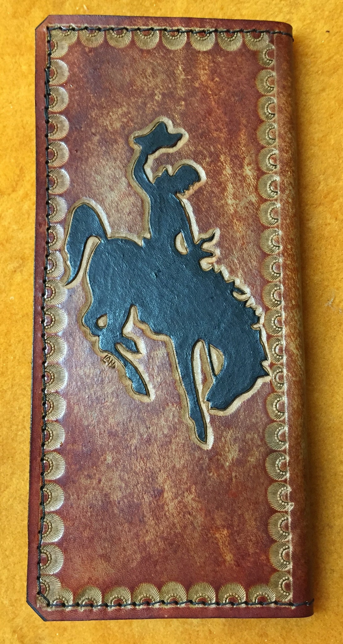 Custom Leather Tally Book