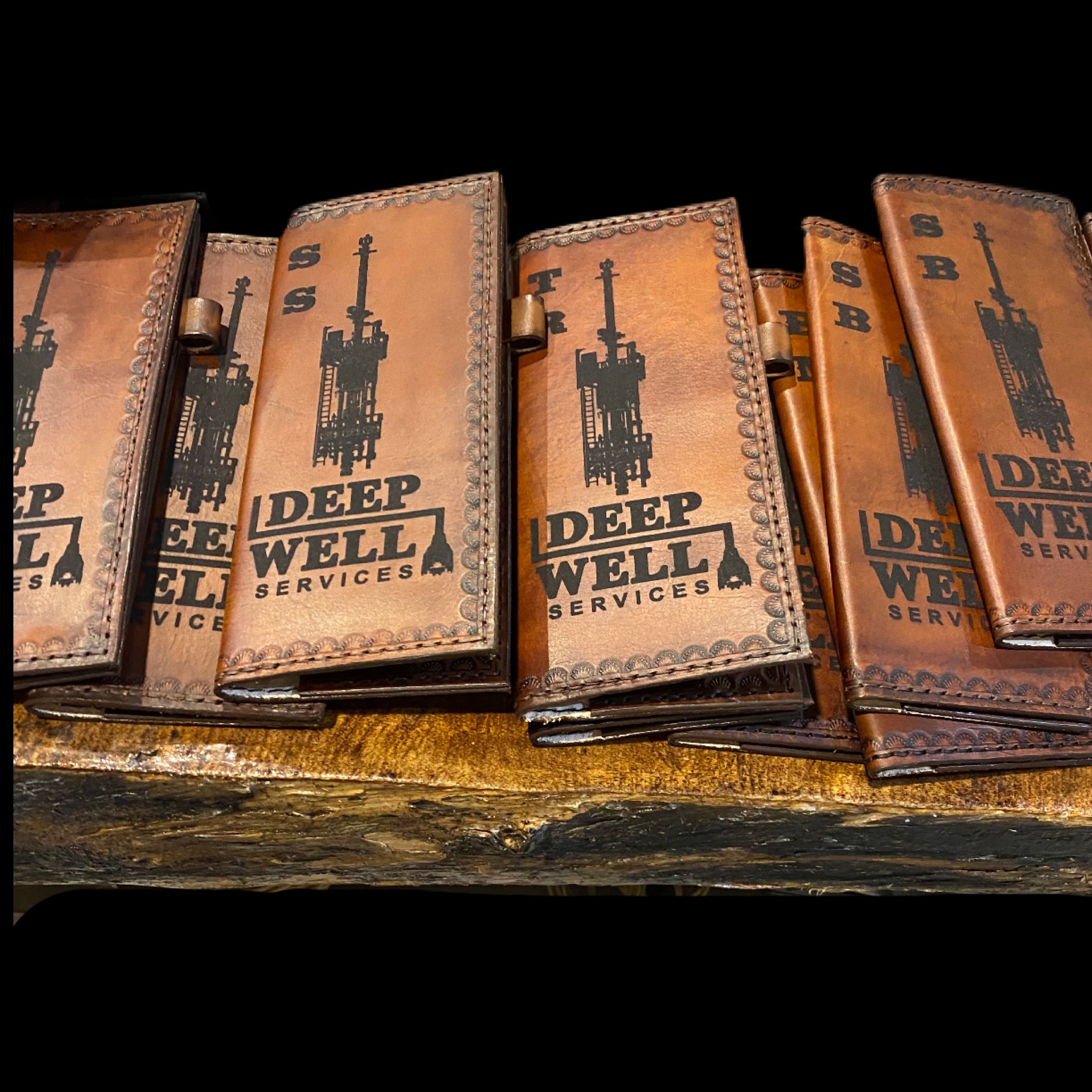 Custom Leather Tally Book