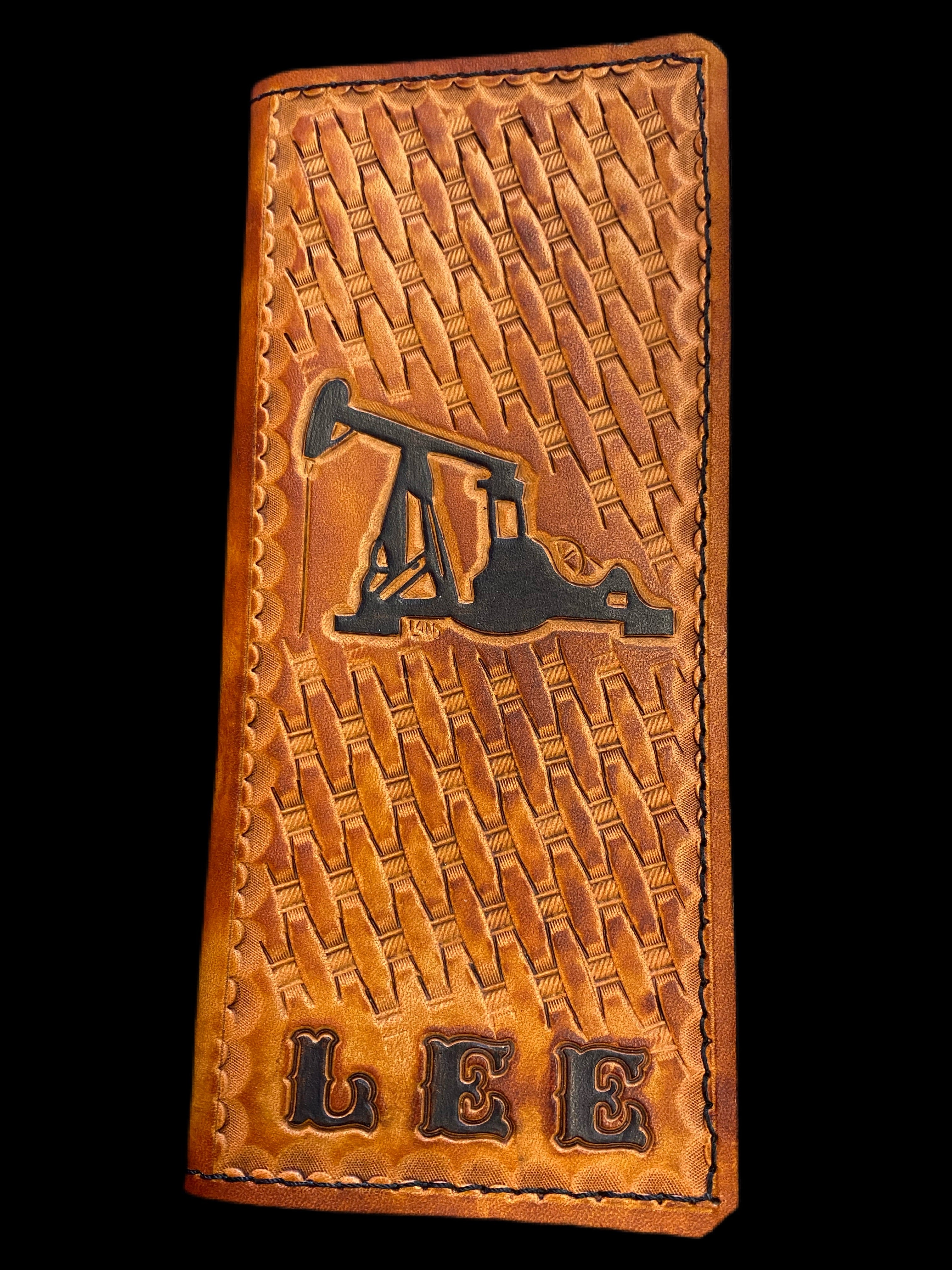 Custom Leather Tally Book