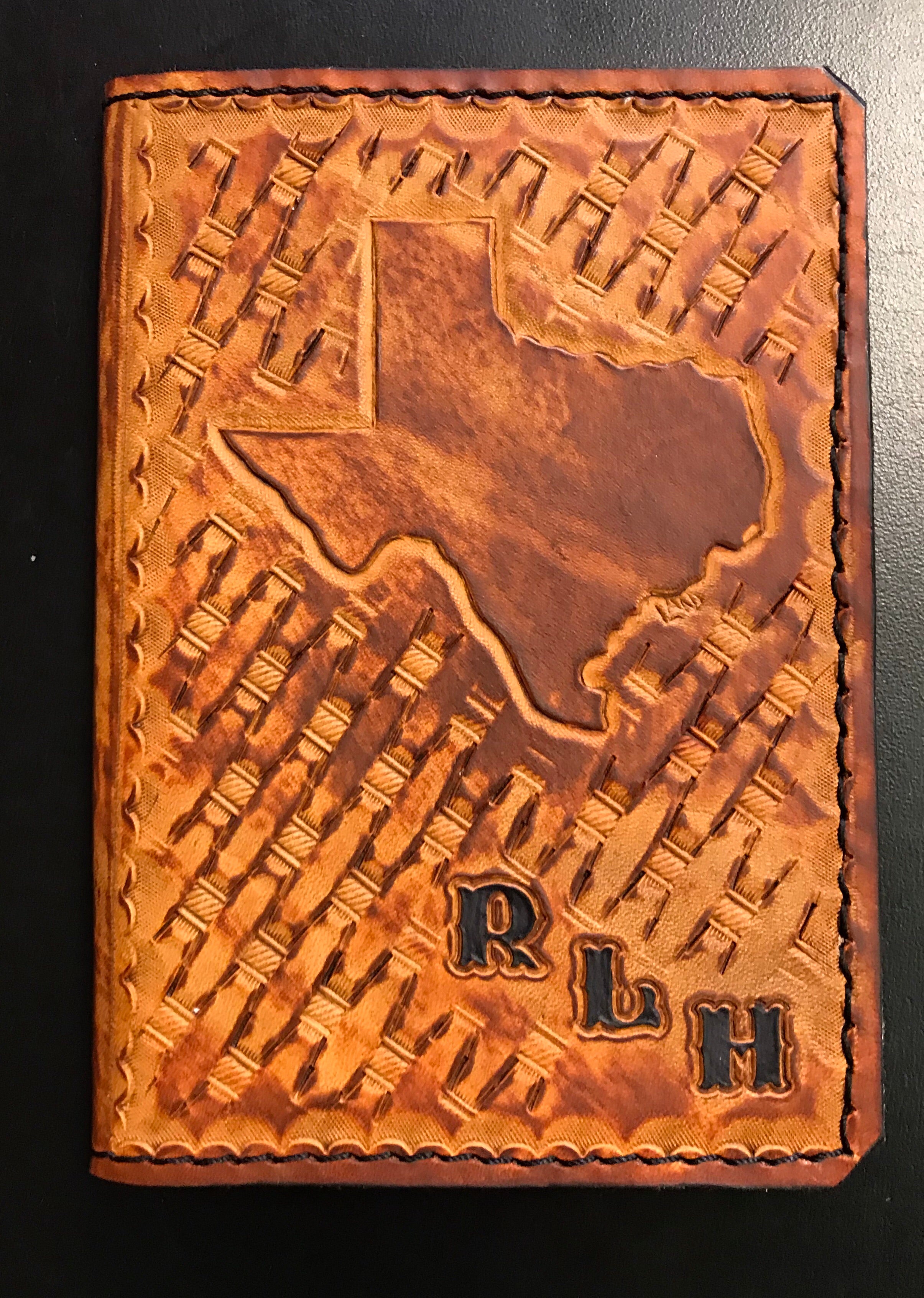 Custom Leather Tally Book