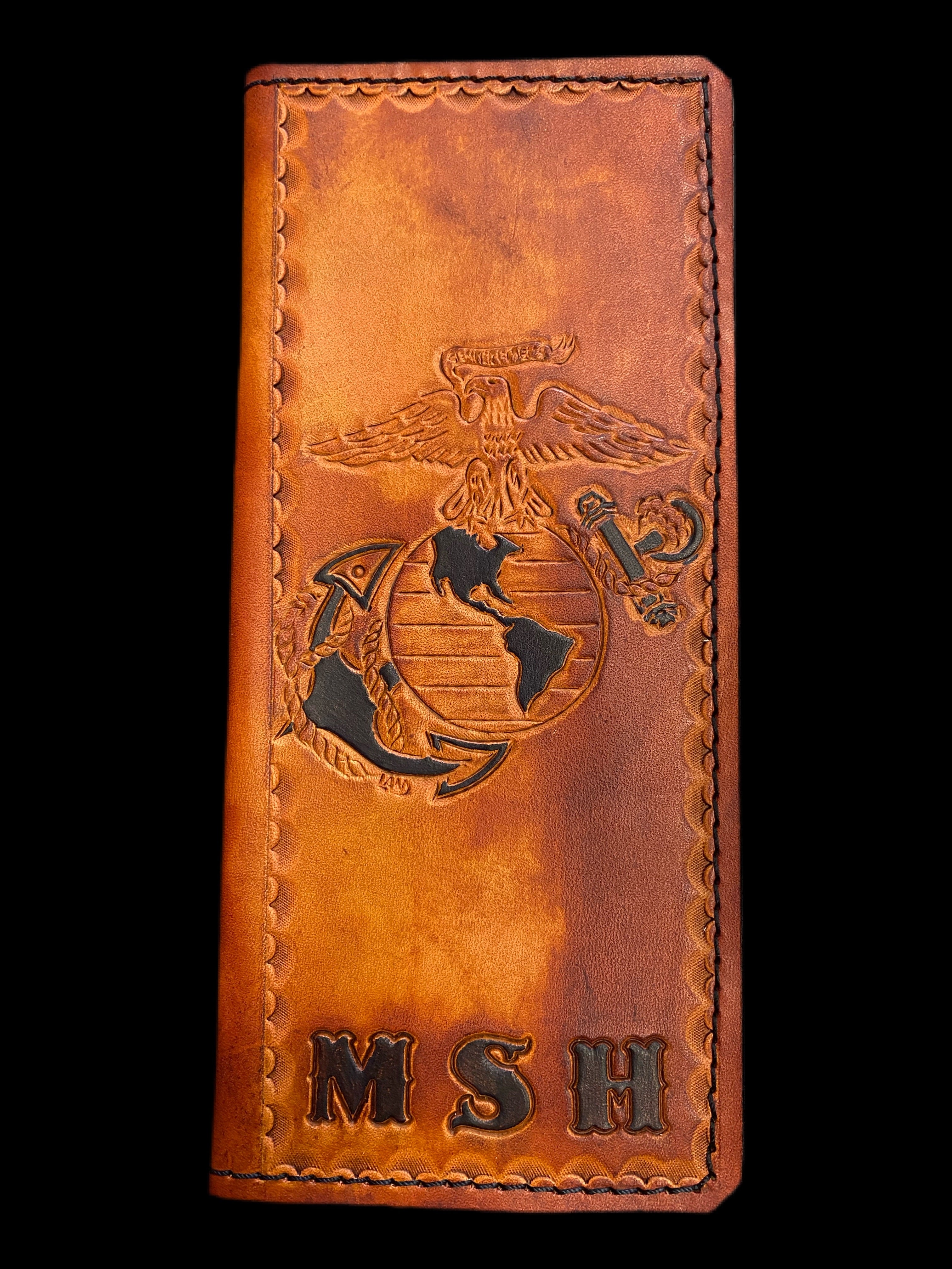 Custom Leather Tally Book