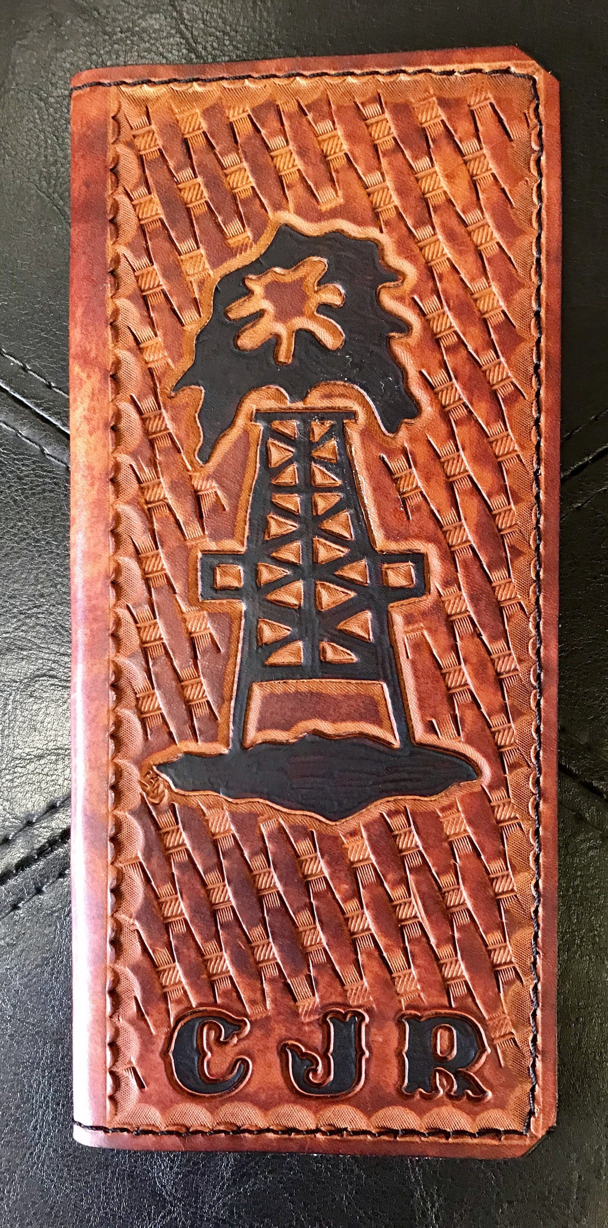 Custom Leather Tally Book