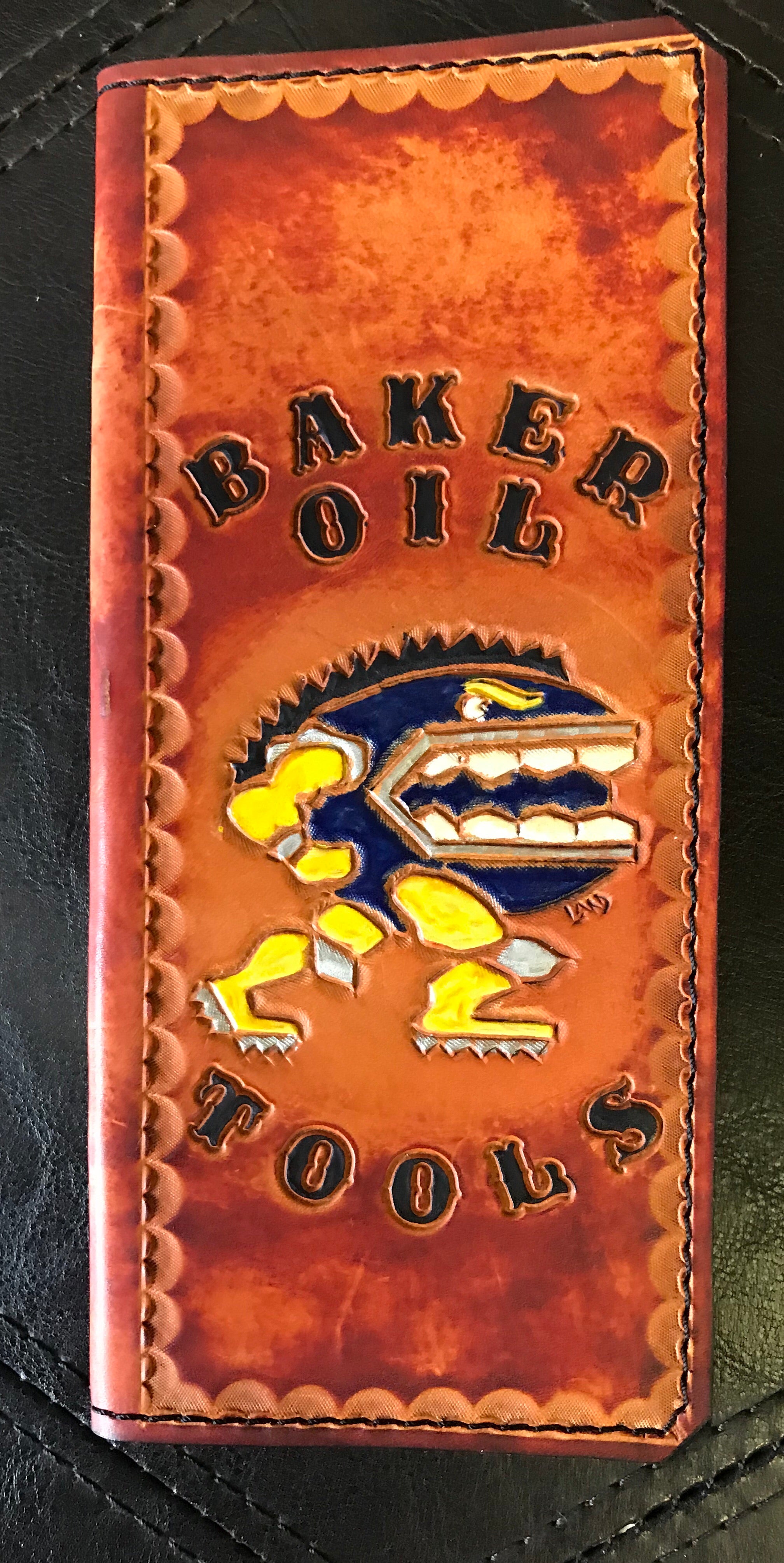 Custom Leather Tally Book