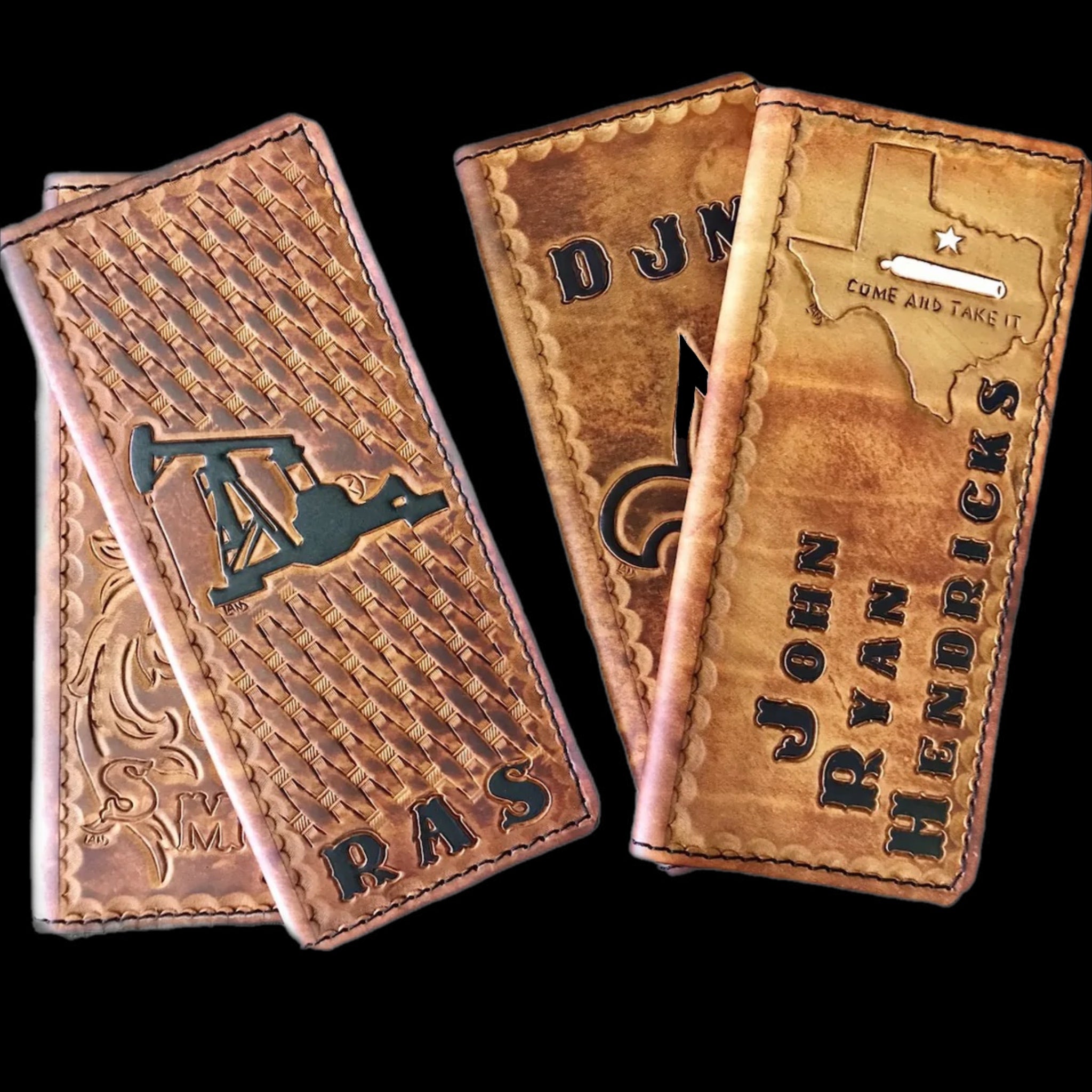 Custom Leather Tally Book