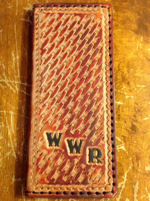 Custom Leather Tally Book